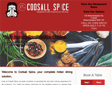 Tablet Screenshot of codsallspice.com